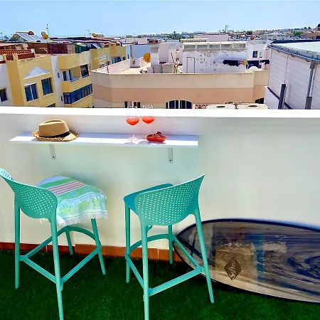 Casa Vista, Central Rooftop Terrace Close To Beach Apartman